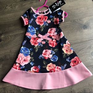 NWT, cute toddler floral dress! Size 2T